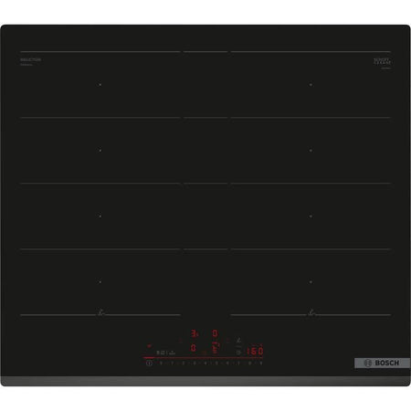 Piano cottura a induzione 60 cm - BOSCH SER6 - PXY63KHC1E Nero - 4 fuochi - Home Connect