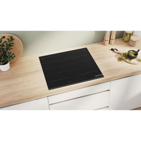 Piano cottura a induzione 60 cm - BOSCH SER6 - PXY63KHC1E Nero - 4 fuochi - Home Connect