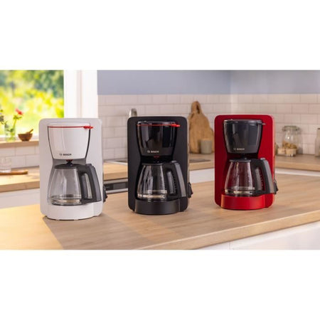 Caffettiera con filtro - BOSCH - TKA2M114 MyMoment - Rossa - Capacità 1,25 L - caraffa in vetro - sistema antigoccia