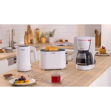 Bollitore - BOSCH - TWK2M161 MyMoment - Bianco opaco - indicatore tazza - livello dell'acqua visibile sul manico