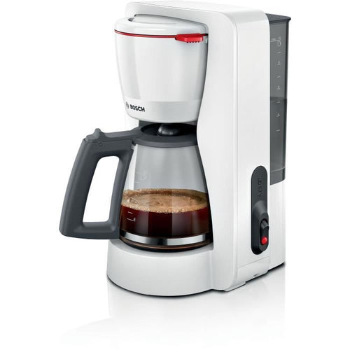 Caffettiera con filtro - BOSCH - TKA2M111 MyMoment - Bianca - Capacità 1,25 L - caraffa in vetro - sistema antigoccia