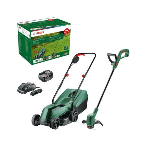 Pack Bosch EasyMower 18V + Cortacésped EasyGrassCut + 1 Batería 4.0 Ah y Cargador