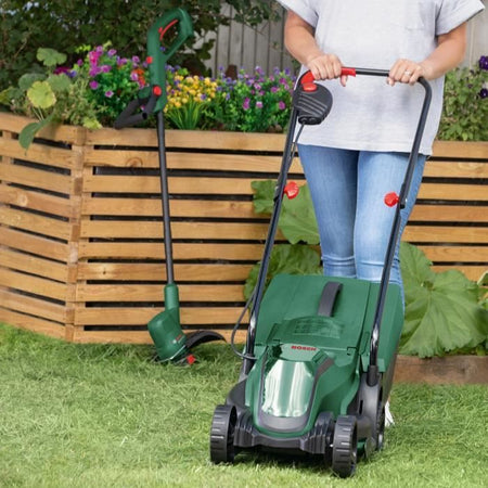 Bosch Pack 18V EasyMower + Rasaerba EasyGrassCut + x1 Batteria da 4,0 Ah e Caricabatterie