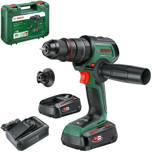 Trapano a percussione - AdvancedImpact - 18V-80 - 2 batterie da 2,5 Ah - Mandrino in metallo da 13 mm - Senza fili
