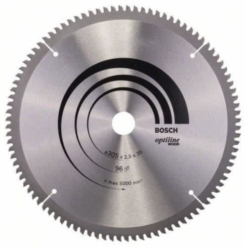 Lama per sega circolare BOSCH PROFESSIONAL in metallo duro 305 x 30 x 2,5 mm (96 denti) - Legno