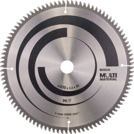 Lama per sega circolare BOSCH PROFESSIONAL in metallo duro 305 x 30 x 3,2 mm (96 denti) - Multimateriale