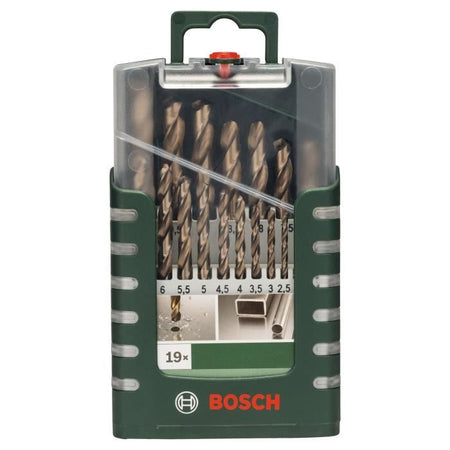 Set di 19 punte per trapano a terra in HSS-Cobalto - BOSCH
