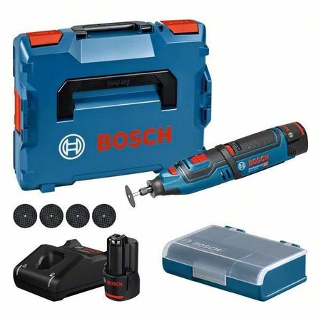 Utensili rotanti multifunzione Gro 12V-35 2x2,0Ah L-BOXX BOSCH