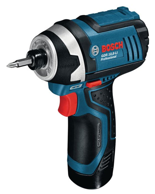 Avvitatore ad impulsi Bosch Professional GDR 12V-105 + 2 batterie 2,0Ah + LBOXX - 06019A6977