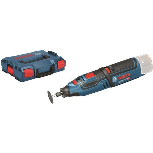 UTENSILE ROTANTE MULTIFUNZIONALE BOSCH PROFESSIONAL a batteria 12V GRO 12V-35 solo Click & Go, L-BOXX