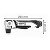Trapano angolare a batteria GWB 12V-10 (senza batteria né caricabatterie) in valigetta L-BOXX - BOSCH - 0601390909