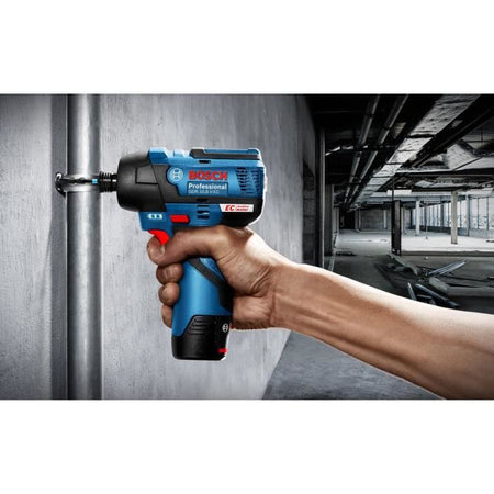 BOSCH PROFESSIONAL Avvitatore a impulsi a batteria 12V GDR 12V-110 solo Click & Go, L-BOXX