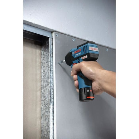 BOSCH PROFESSIONAL Avvitatore a impulsi a batteria 12V GDR 12V-110 solo Click & Go, L-BOXX