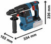 Martello perforatore a batteria BOSCH PROFESSIONAL SDS plus GBH 18V-26 Solo L-BOXX