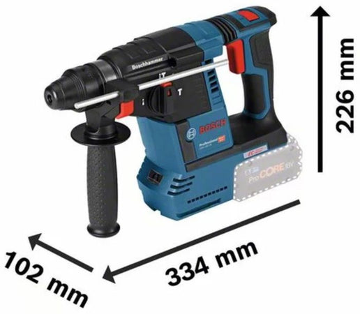 Martello perforatore a batteria BOSCH PROFESSIONAL SDS plus GBH 18V-26 Solo L-BOXX