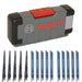 Lame per seghetto alternativo in legno e metallo Basic, set di 15 pezzi in legno e metallo - BOSCH