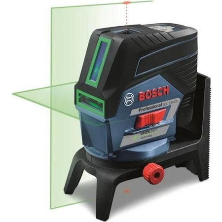 Laser di linea Bosch Professional GCL 2-50CG con supporto rotante RM2, batteria 12V 2.0Ah, caricabatterie, in Lboxx - 0601066H00