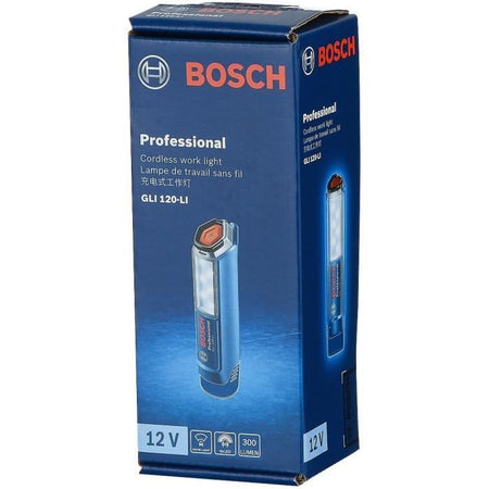 Lampada BOSCH PROFESSIONAL a batteria 12V GLI 12V-300 solo (scatola di cartone)