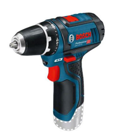 Avvitatore a batteria BOSCH PROFESSIONAL 12V GSR 12V-15, 2 x 2.0Ah + caricatore 1230, in una borsa