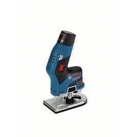 Tagliabordi Bosch Professional GKF 12V-8 con 2 batterie da 3,0 Ah, in Lboxx - 06016B0000