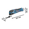 Bosch Professional GOP 12V-28 2x3.0Ah + ACC L-Boxx Cutter