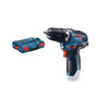 Drill-wireless Bosch 12 V 35 nm senza batteria o caricabatterie in un professionista L-Boxx-GSR 12V-35