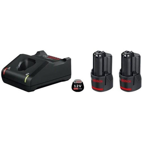 Set di base 2 GBA 12V 2.0AH + GAL 12V -40 batterie nella scatola di cartone - Bosch - 1600A019R8