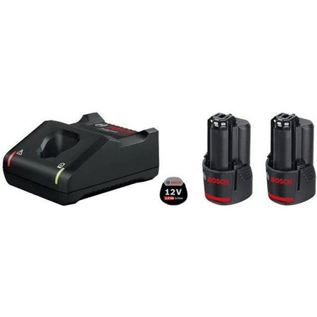 Set di base 2 GBA 12V 2.0AH + GAL 12V -40 batterie nella scatola di cartone - Bosch - 1600A019R8