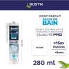 Sigillante per bagno - BOSTIK - Perfect Joint - Impermeabilizzante siliconico - Antimuffa - Bianco - 280 ml