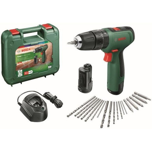 Trapano a percussione a batteria BOSCH - EasyImpact 1200 2 Batterie 1,5 Ah