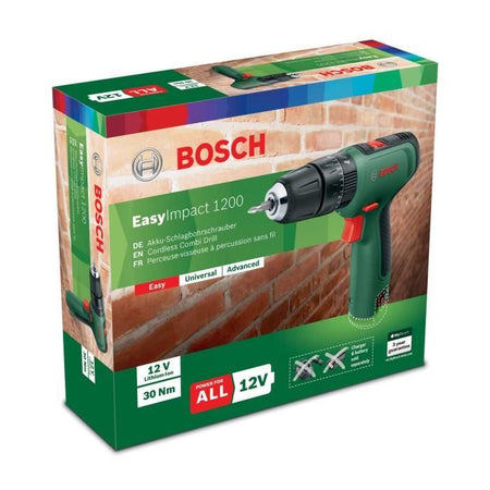 Trapano a percussione a batteria BOSCH - Solo strumento EasyImpact 1200