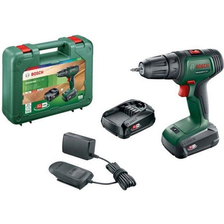 Trapano avvitatore a batteria BOSCH -UniversalDrill 18 2 batterie 1,5Ah box
