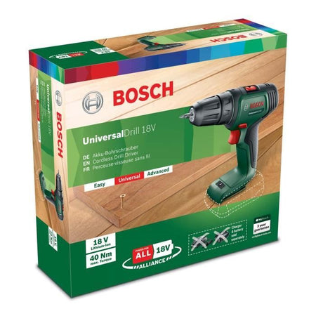 Trapano avvitatore a batteria BOSCH - Solo utensile UniversalDrill 18