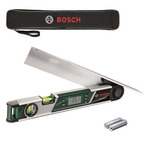 Calibro angolare UniversalAngle di Bosch (misurazione precisa e trasferimento di angoli fino a 220, con funzione di calcolo integrata per