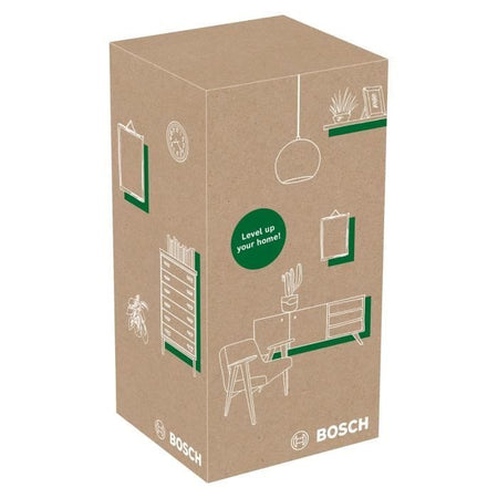 Livella laser a bolla Bosch EasyLevel con supporto a parete (linea laser per un allineamento flessibile su pareti e punto laser