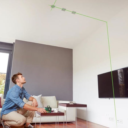 Laser a linea AdvancedLevel 360 di Bosch (laser a 3 linee con laser a 360 per l'allineamento di un'intera stanza, in scatola