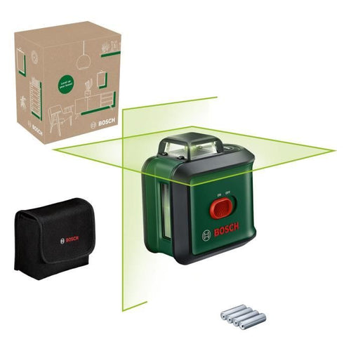 Laser a linea UniversalLevel 360 di Bosch (laser a linea verticale e orizzontale con laser a 360 per l'allineamento su tutto il