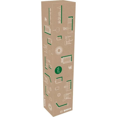 Laser a linee incrociate Bosch - Quigo + (Portata 7 m, consegnato con batterie, treppiede da 1,1 m e scatola)