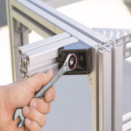 Serie di 5 chiavi combinate a cricchetto