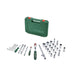 Set di cricchetti Bosch da 57 pezzi 1/4 + 1/2 (per vari progetti fai da te, 55 accessori ad alta coppia, valigetta Softgrip)