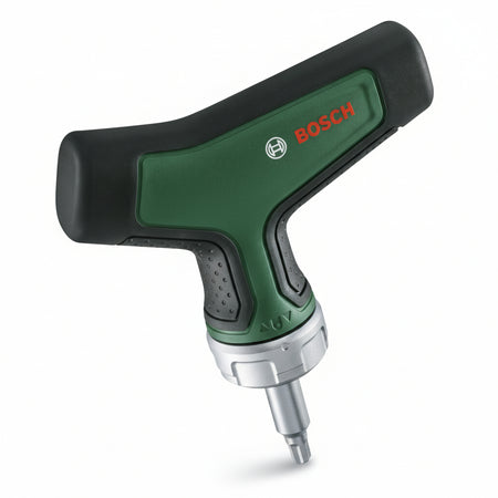 Cacciavite a cricchetto con impugnatura a T Bosch (36 denti, portainserti magnetico da 1/4, impugnatura morbida)