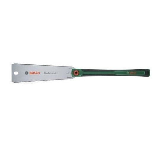 Sega giapponese Bosch Ryoba 250 mm (tagli precisi/a filo, lama flessibile, acciaio SK5, doppia dentatura, impugnatura Softgrip)