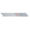 Set di lame per seghetto alternativo Bosch Clean da 300 mm, 3 pezzi (lama bimetallica resistente per tagli puliti)