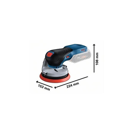 Levigatrice eccentrica Bosch Professional GEX 18V-125 Senza batteria - 0601372201