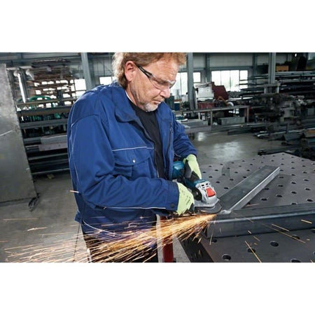Smerigliatrice angolare bosch professionista GWX 18V-10 + 2 batterie 5,0ah + gal 1880 + l-boxx x-lock