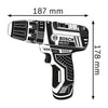 Bosch Professional GSB 12V-5 + 10 Accessore Percussion trapano.