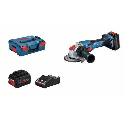 Macinacaffè BOSCH PROFESSIONAL GWX 18V-15 C + 2 batterie ProCORE18V 5,5Ah + GAL 1880 CV + batterie L-Boxx