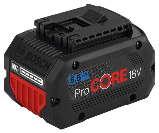 Martello perforatore a batteria SDS Max GBH 18V-36 C con due batterie ProCORE 5.5Ah + caricatore GAL 1880 CV scatola standard BOSCH