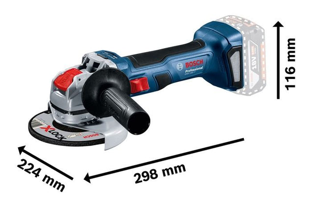 Smerigliatrice BOSCH PROFESSIONAL GWX 18V-7 Solo L-Boxx