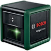 Linee laser Quigo verde (fornito con 2 batterie, diodo laser verde, portata: 12 m, in scatola)